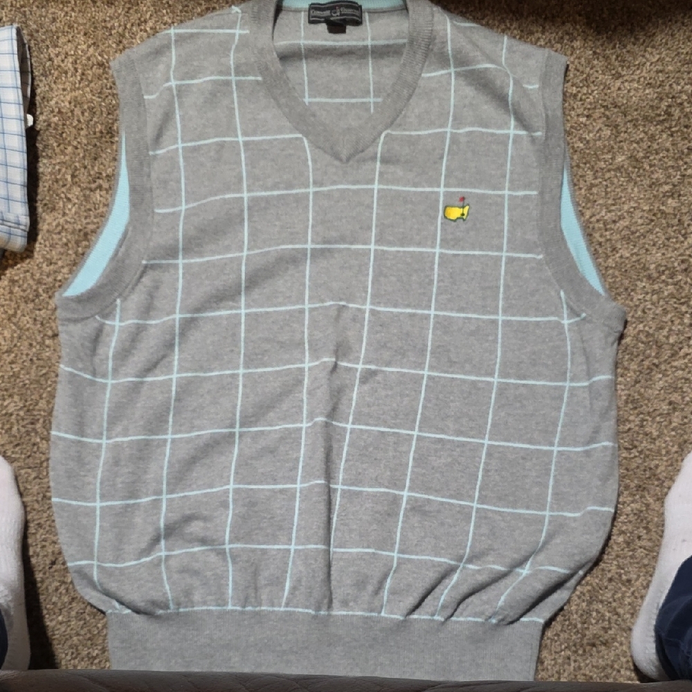 Clubhouse Collection Master's Cashmere Blend Sweater Vest